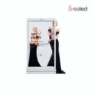 i-culed RK-T77-RPXA 77-inch transparante staande OLED-kiosk